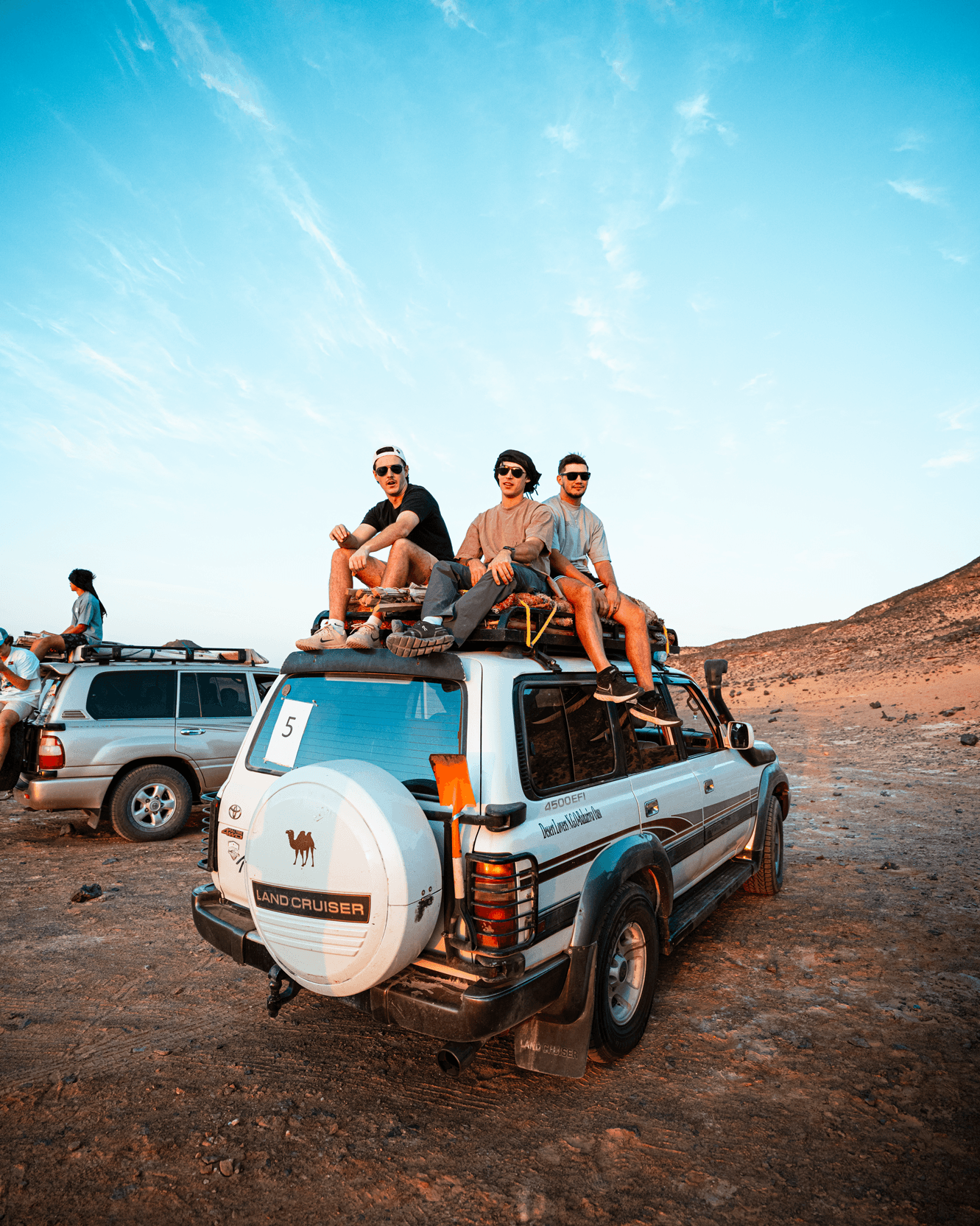 Grit Sales Reps in Egypt on Car